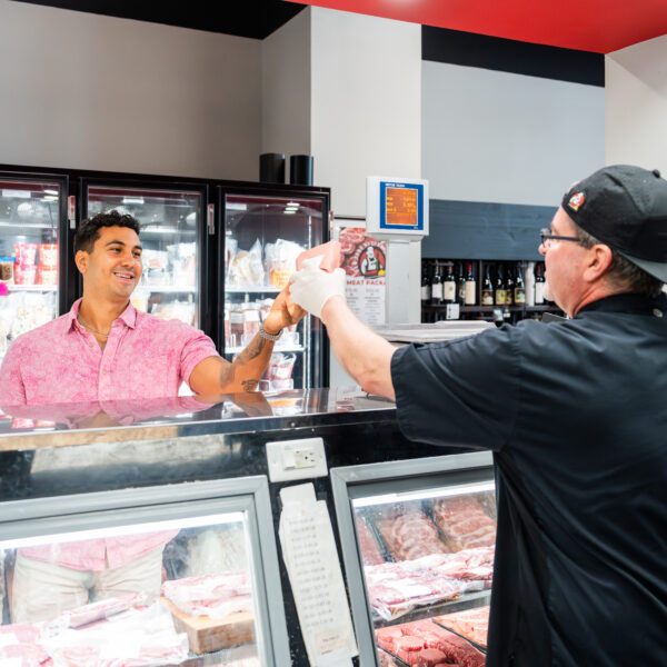 Resident in a local butcher shop on Daniel Island.