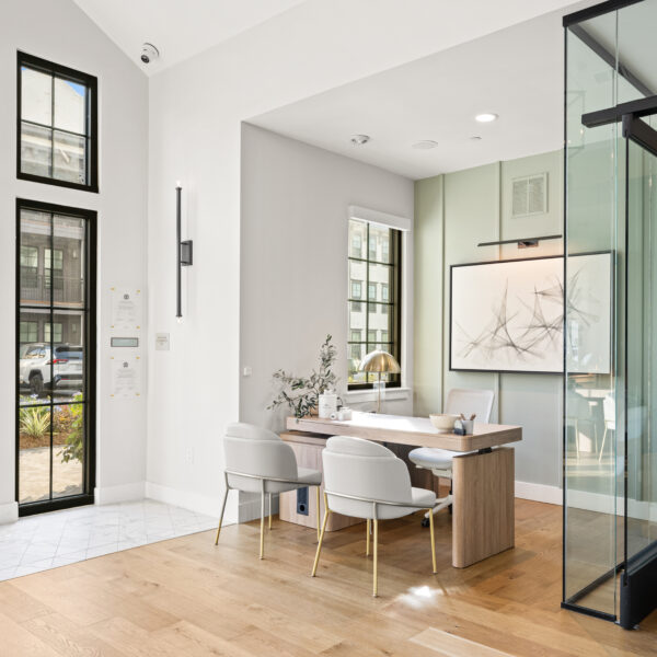 Atlantic Nowell Creek leasing office desk