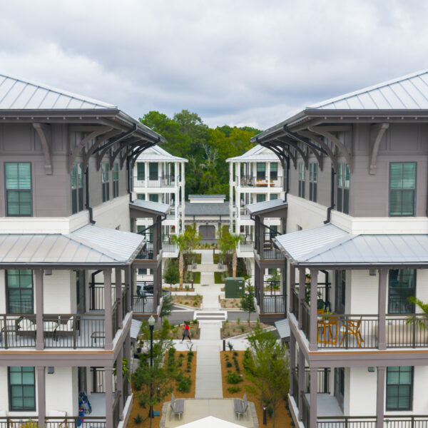 Atlantic Nowell Creek apartment community aerial.